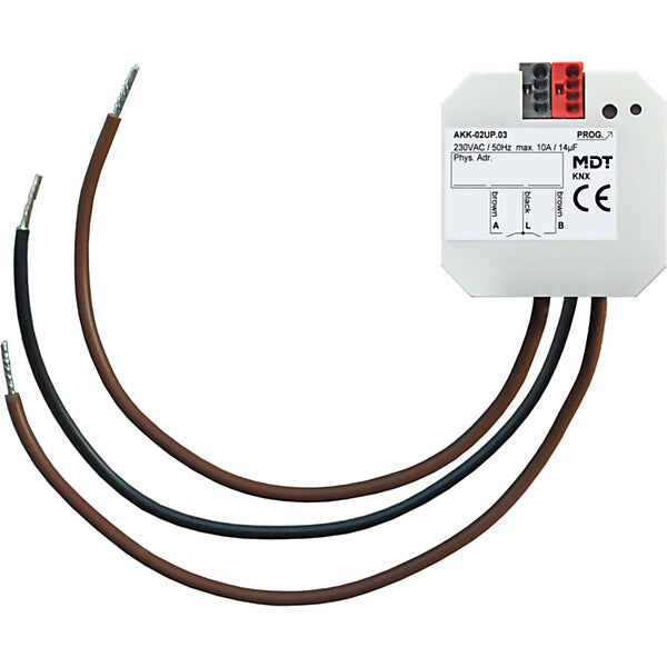 MDT technologies Schaltaktor 2-fach UP 10A, 230VAC, Kompakt AKK-02UP.03